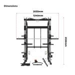 All in One Trainer OX Pro 11 (Functional Trainer + Smith Machine + Squat Rack Combo) - Image 6