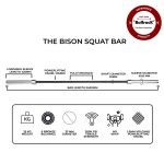 The Bison Squat Bar (25kg, 32mm, 2400mm) - Remastered - Image 2