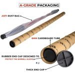 The DireWolf Deadlift Bar (20kg, 27mm, 2330mm) Black - Remastered - Image 6