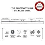 The Sabertooth Bar - Stainless Steel (20kg, 29mm) - Remastered - Image 2