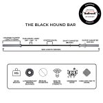 The Hound Bar (20kg,28.5mm) Black Hard Chrome - Remastered - Image 3