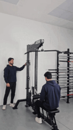 Gorilla Cable Tower 2.0 – Lat Pull Down + Seated Row + Bicep + Tricep Combo - Image 2