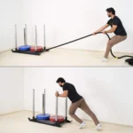 BullrocK MaxLoad Power Sled 200 |  1 Horn | 2 Push Poles - Image 3