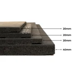 Interlocking Gym Rubber Tiles - Fine Crumb Top 20mm 100x100cm (/Sq mtr price) - Image 4