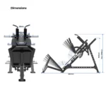 Leg Press Hack Squat Combo Pro - Image 3